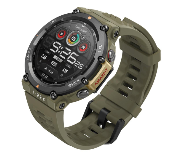 Amazfit Amazfit T-Rex 2 Wild Green - 1046914 - zdjęcie